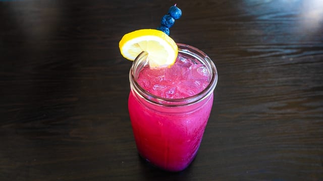 BLUEBERRY LEMONADE.